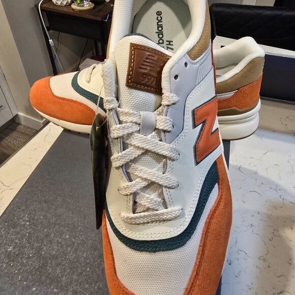 New Balance 997H CORDURA FABRIC Sea Salt Orange CM997HZD Men's Size 12 NEW SHOES - Picture 3 of 12
